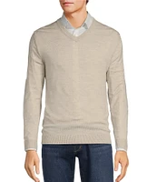 Hart Schaffner Marx Merino Wool V-Neck Sweater