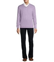 Hart Schaffner Marx Merino Wool V-Neck Sweater