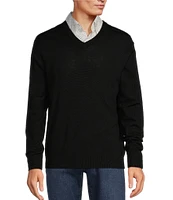 Hart Schaffner Marx Merino Wool V-Neck Sweater