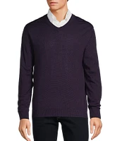 Hart Schaffner Marx Merino Wool V-Neck Sweater