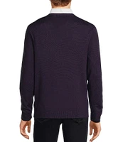 Hart Schaffner Marx Merino Wool V-Neck Sweater