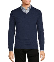 Hart Schaffner Marx Merino Wool V-Neck Sweater