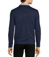 Hart Schaffner Marx Merino Wool V-Neck Sweater