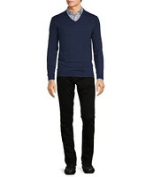 Hart Schaffner Marx Merino Wool V-Neck Sweater