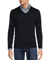 Hart Schaffner Marx Merino Wool V-Neck Sweater