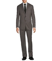 Hart Schaffner Marx Modern-Fit Flat-Front Solid 2-Piece Suit