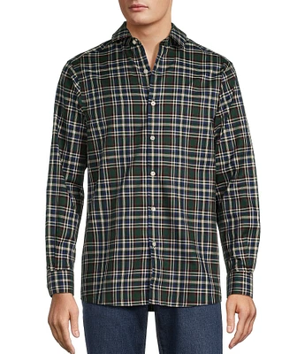 Hart Schaffner Marx Multi Plaid Long Sleeve Shirt