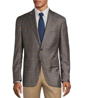 Hart Schaffner Marx New York Modern Fit Plaid Wool Sport Coat