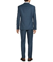 Hart Schaffner Marx New York Modern Fit Flat Front 2-Piece Suit