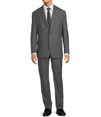 Hart Schaffner Marx New York Modern Fit Flat Front Performance 2-Piece Suit