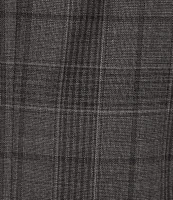 Hart Schaffner Marx New York Modern Fit Flat Front Glen Plaid 2-Piece Suit