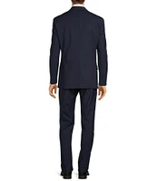 Hart Schaffner Marx New York Modern Fit Flat Front Plaid Patten 2-Piece Suit