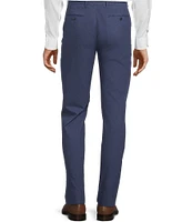 Hart Schaffner Marx New York Modern Fit Stretch Flat Front Solid Dress Pants