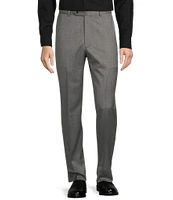 Hart Schaffner Marx New York Modern Fit Flat Front Solid Dress Pants