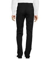 Hart Schaffner Marx New York Modern Fit Flat Front Solid Dress Pants
