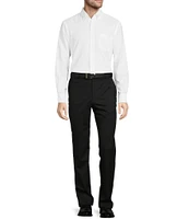 Hart Schaffner Marx New York Modern Fit Flat Front Solid Dress Pants