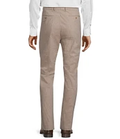 Hart Schaffner Marx New York Modern Fit Stretch Flat Front Solid Dress Pants