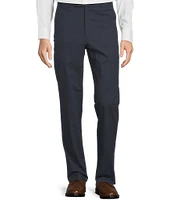 Hart Schaffner Marx New York Modern Fit Stretch Flat Front Solid Dress Pants