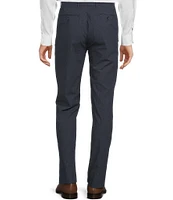 Hart Schaffner Marx New York Modern Fit Stretch Flat Front Solid Dress Pants