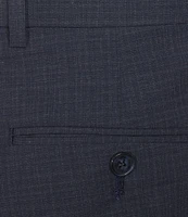 Hart Schaffner Marx New York Modern Fit Stretch Flat Front Solid Dress Pants