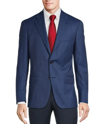 Hart Schaffner Marx New York Modern Fit Herringbone Sport Coat