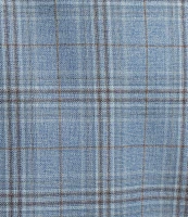 Hart Schaffner Marx New York Modern Fit Plaid Pattern Wool Sport Coat