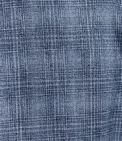 Hart Schaffner Marx New York Modern Fit Plaid Pattern Wool Sport Coat