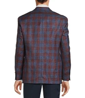 Hart Schaffner Marx New York Modern Fit Plaid Pattern Sport Coat