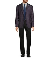 Hart Schaffner Marx New York Modern Fit Plaid Wool Blend Sport Coat