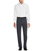 Hart Schaffner Marx New York Fit Flat Front Solid Dress Pants