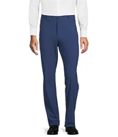 Hart Schaffner Marx New York Fit Flat Front Solid Dress Pants