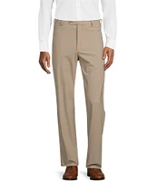 Hart Schaffner Marx New York Fit Flat Front Solid Dress Pants