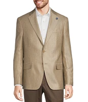 Hart Schaffner Marx New York Modern Fit Solid Pattern Sport Coat