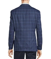 Hart Schaffner Marx New York Modern Fit Windowpane Sport Coat