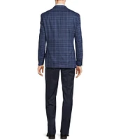 Hart Schaffner Marx New York Modern Fit Windowpane Sport Coat