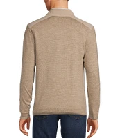 Hart Schaffner Marx Quarter-Zip Merino Wool Sweater