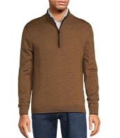 Hart Schaffner Marx Quarter Zip Wool Sweater