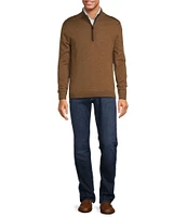 Hart Schaffner Marx Quarter Zip Wool Sweater