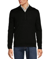 Hart Schaffner Marx Quarter Zip Wool Sweater