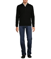 Hart Schaffner Marx Quarter Zip Wool Sweater