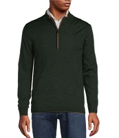 Hart Schaffner Marx Quarter Zip Wool Sweater