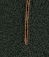 Hart Schaffner Marx Quarter Zip Wool Sweater