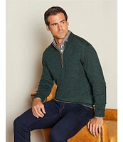 Hart Schaffner Marx Quarter Zip Wool Sweater