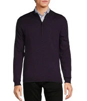 Hart Schaffner Marx Quarter Zip Wool Sweater