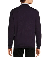 Hart Schaffner Marx Quarter Zip Wool Sweater