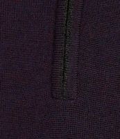 Hart Schaffner Marx Quarter Zip Wool Sweater