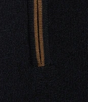 Hart Schaffner Marx Quarter Zip Wool Sweater