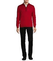 Hart Schaffner Marx Quarter Zip Wool Sweater