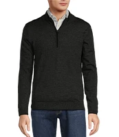 Hart Schaffner Marx Quarter Zip Wool Sweater