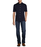 Hart Schaffner Marx Short Sleeve Luxury Performance Coatfront Shirt